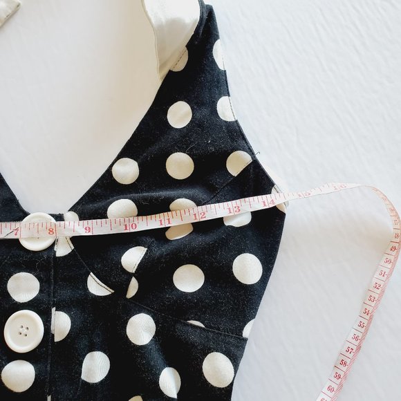 MODCLOTH ROCK STEADY Pin Up Rockabilly Black Dress - Picture 5 of 9